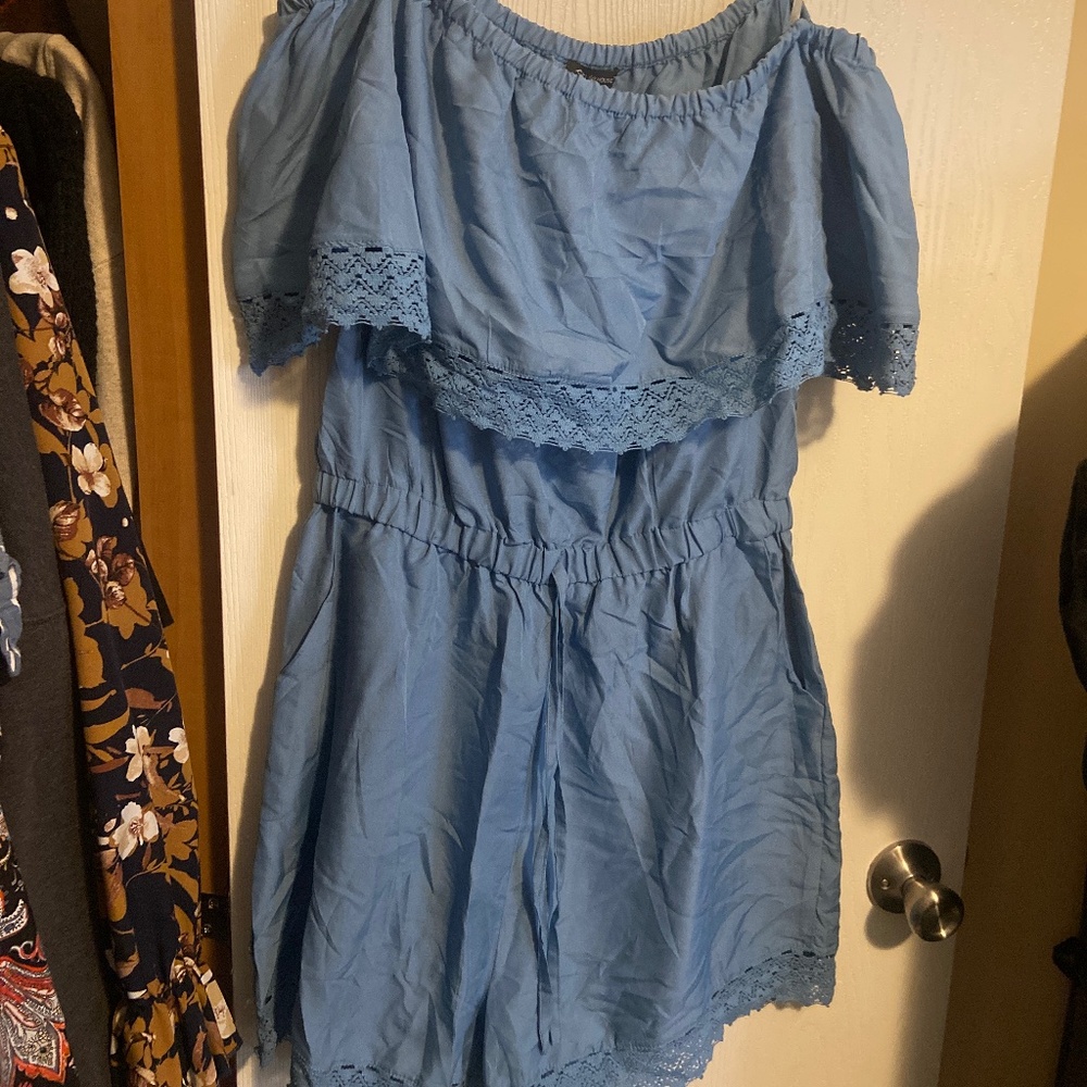 Blue romper